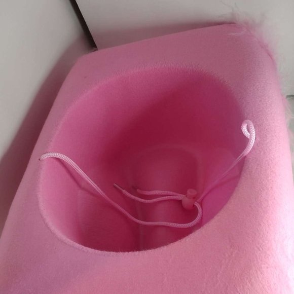NEW 21 Birthday Cowgirl Hat with Fluffy Feathers Glasses Novelty Cowboy pink Hat - Picture 4 of 7